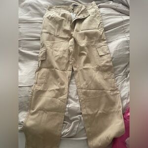 BOOHOO khaki cargo pants